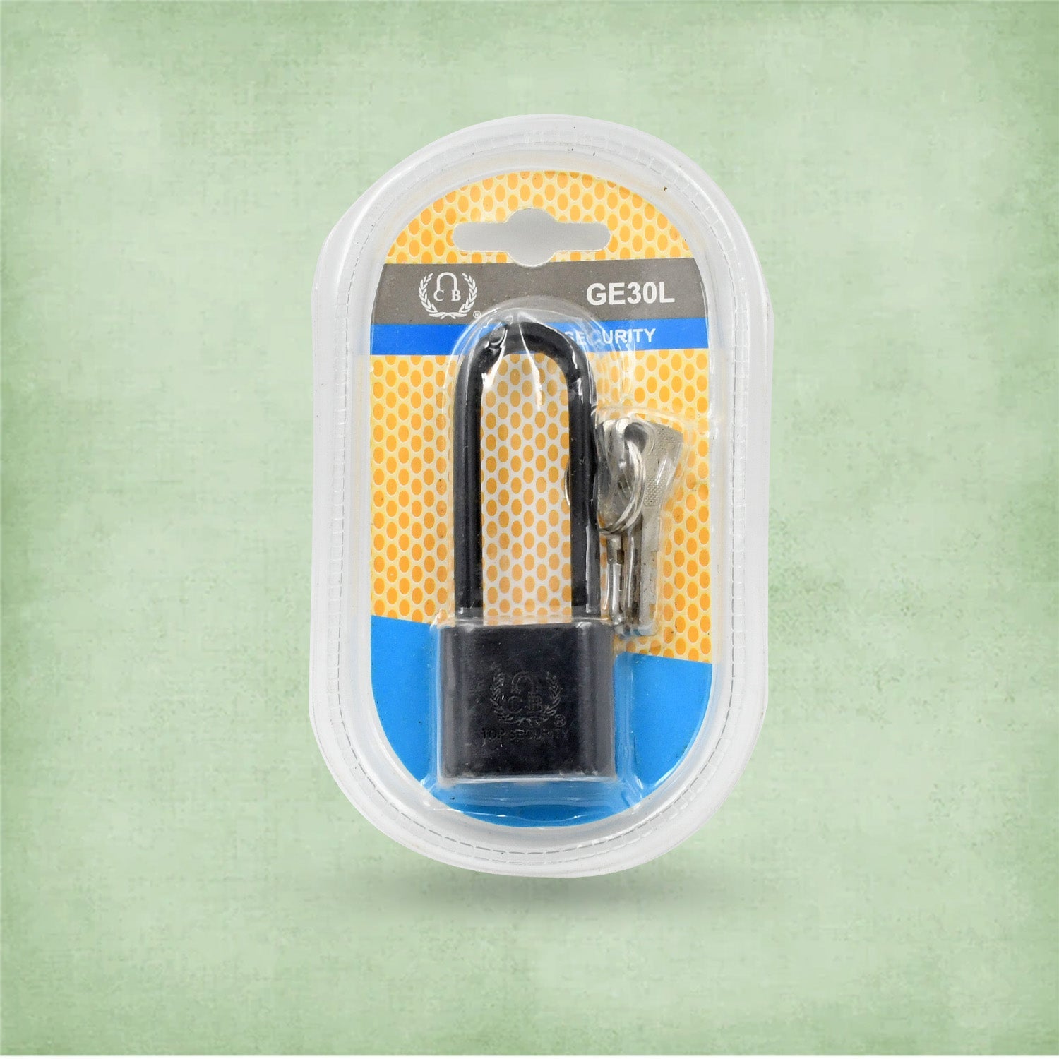 Copper alloy padlock with key, compact design. Copper alloy padlock with key, compact design.